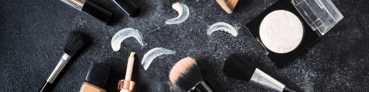 cosmetic products on a table
