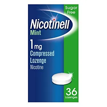 Nicotinell 1mg Compressed Lozenges Mint - 36 Lozenges (Low Strength Lozenge)