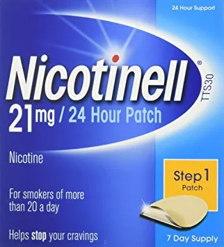 Nicotinell 21mg/24Hour Transdermal Patch - Step 1 Patch