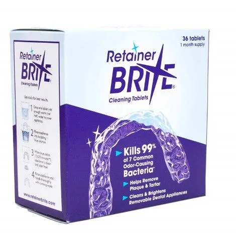 Retainer Brite Cleaning Tablets 