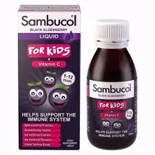 Sambucol Black Elderberry Liguid For Kids + Vitamin C